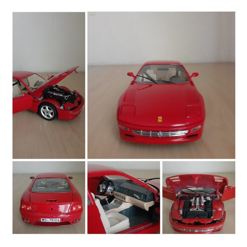 Carro Coleccion Ferrari Gt 456 De  Escala 1/18 Burago