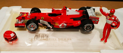 Carro F1 A Escala Edición Limitada Ferrari Schumacher J