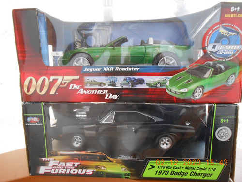 Carro Rapidos Y Furiosos Y 007 James Bond Escala 1:18