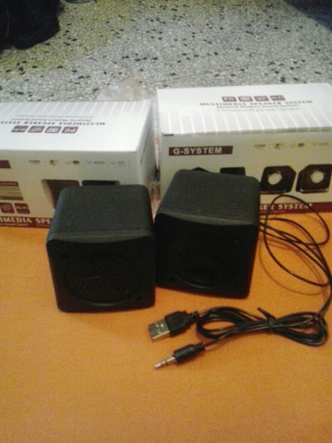 Cornetas Multimedia Speaker System Pequeñas Para Pc Y