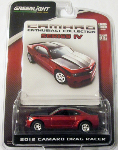 Greenlight, Camaro Drag Racer, E/limitada  Piezas E/1:64