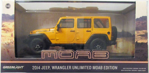 Greenlight Moab Jeep Wrangler Unlimited Mide 11 Cm E/1:43