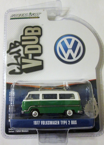 Greenlight  Volkswagen Type 2 Bus Mide 7 Cm. Escala 1:64