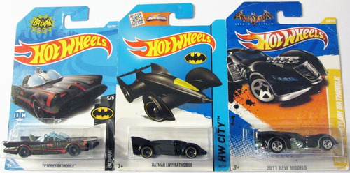 Hot Wheels Batman - Batmobile, El Precio Es Por 3