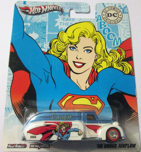 Hot Wheels Dc Comics Supergirl '38 Dodge Airflow, R/goma.
