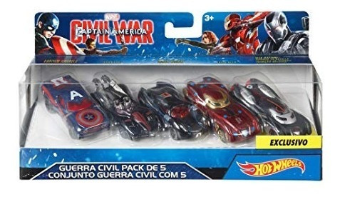 Hot Wheels Marvel Captain America Civil War Character Car