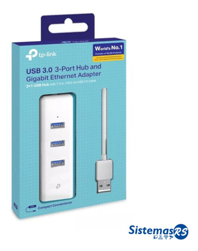 Hub Usb 3.0 + Ethernet Gigabit Tp-link Laptop Pc