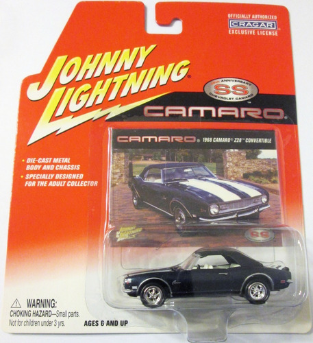 Johnny Lightning '68 Camaro Z28 Convertible Mide 7 Cm E/1:64