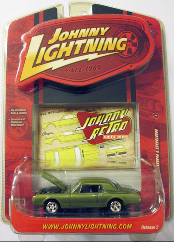 Johnny Lightning '68 Mercury Cougar Edición Limitada E/1:64