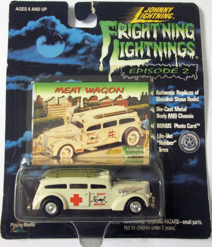 Johnny Lightning, Ambulancia - Meat Wagon, Escala 1/64.