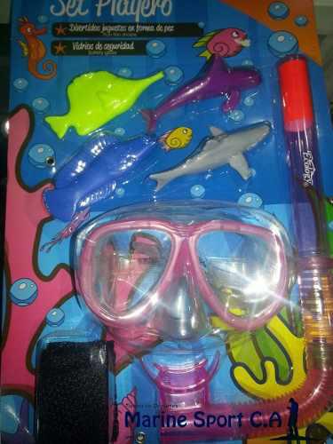 Juego Infantil De Careta, Snorkel Y Accesorios Ecology