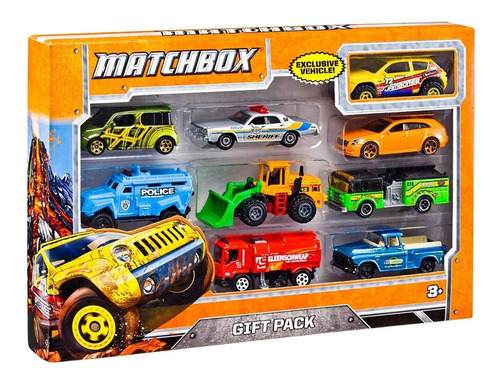 Matchbox Paquete De 9 Autos