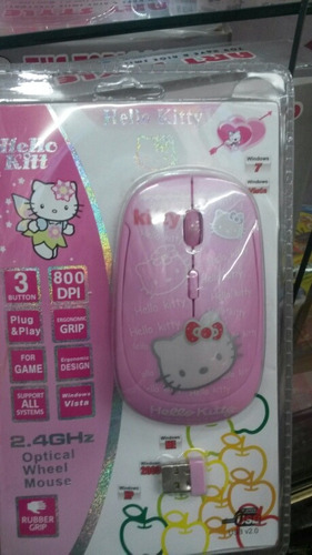 Mause Inalambrico Hello Kitty 2.4 G 800 Dpi
