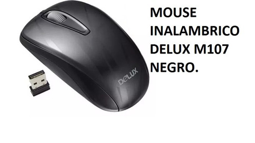 Mouse Inalambrico Delux M107 Usb dpi Optico Somos Tienda