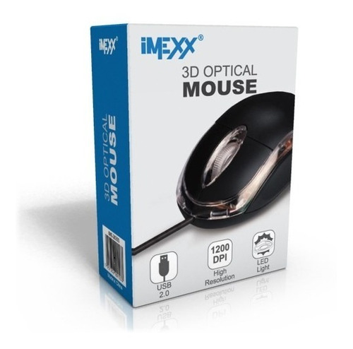 Mouse Usb Para Laptop Computadoras Pc Optico Imexx Tienda