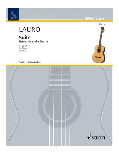 Partitura Lauro Suite Homenaje A John Duarte Ga483