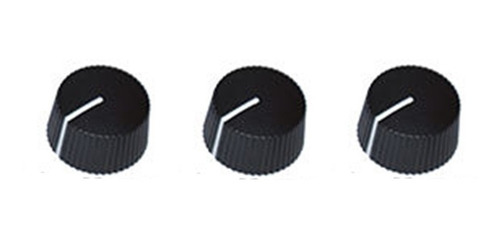 Perillas Estriadas Para Pedales Set De 3 Kn- Black
