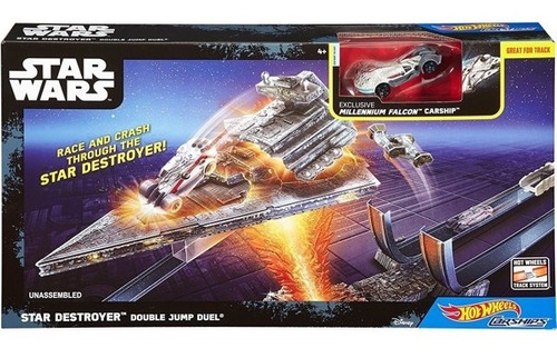Pista Hot Wheels Star Destroyer Star Wars Mattel 25 Verdes