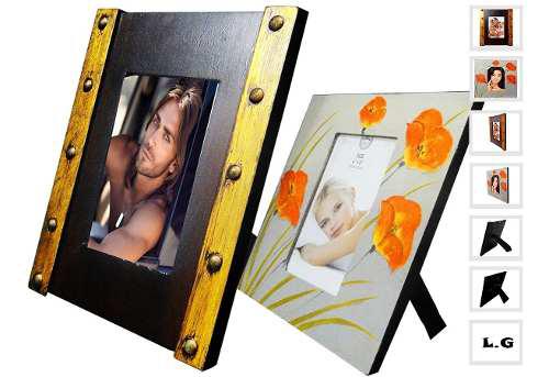 Porta Retratos En Madera 4x6'' 10x15cm Para Toda Ocasion