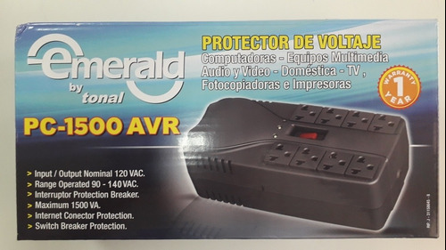 Protector De Voltaje Emerald Pc- Avr