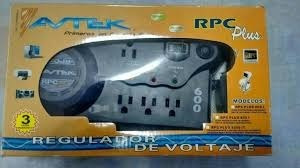 Regulador De Voltaje Rpc Plus 600va Avtek