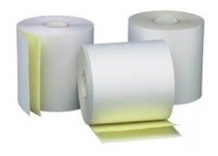 Rollo Papel Autocopiante Ams Blanco Amarillo 75 X 65 Mm