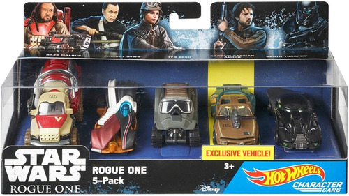 Star Wars Hot Wheels Carritos 5 Pack Hotwheels Original