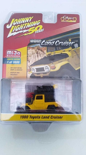 Toyota Fj Land Cruiser Amarillo/escala 1:64/ Metálico