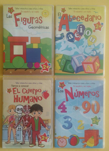 Cd Taller Interactivo Para Niños Y Niñas Set De 4 10v