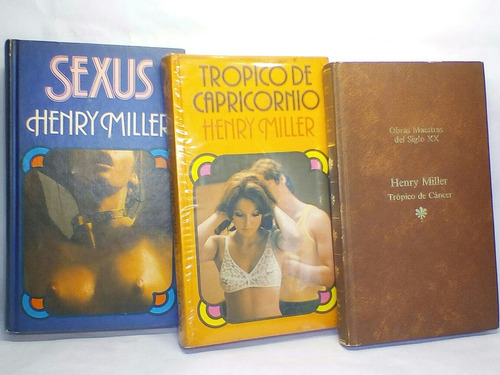 Colección Henry Miller! 3 Libros!