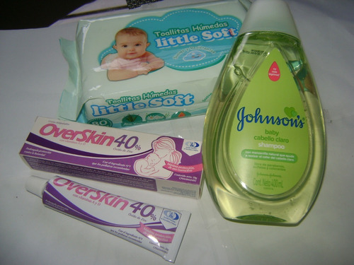 Combo Para Bebe Overskin 40% + Shampoo Johnsons + Toallas