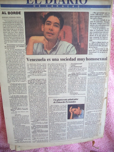 Cuando Boris Izaguirre Escribía En El Diario De Caracas