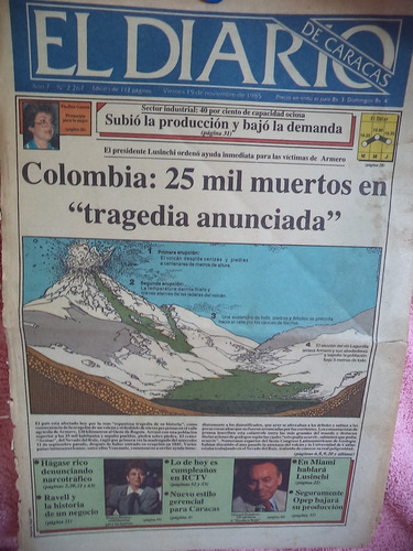 Cuando La Tragedia De Armero En Colombia En 