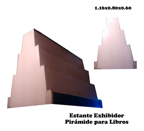 Estante Pirámide Triangular Para Libros