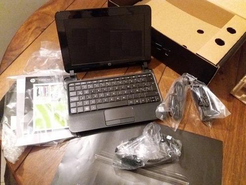 Hp Mini Laptop 110 En Su Caja Casi Nueva + Forro 98 Vrds