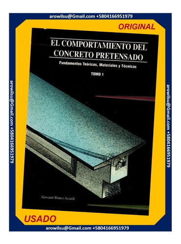 Libro Ingeniería Civil Concreto Pretensado (como Nuevo)