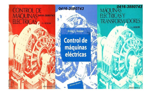 Libros Sobre Maquinas Eléctricas.