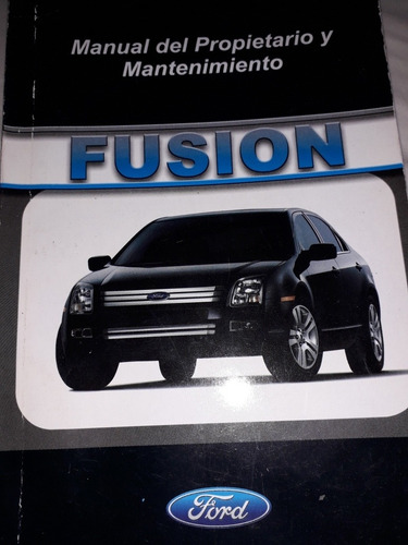 Manual Del Propietario Original Ford Fusión Todos