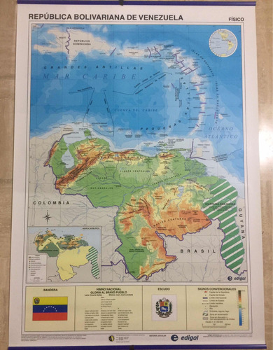 Mapa Edigol - Doble Cara - Venezuela