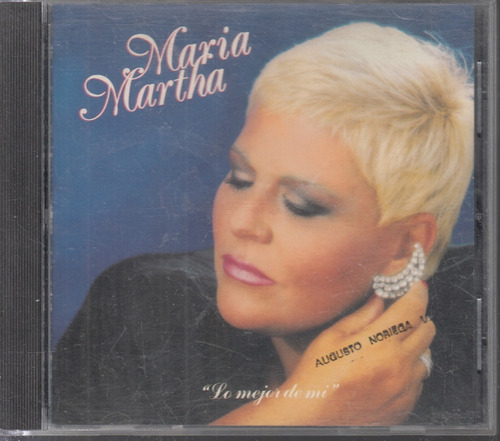 Maria Martha. Lo Mejor De Mi Cd Original Usado P71 Kk6