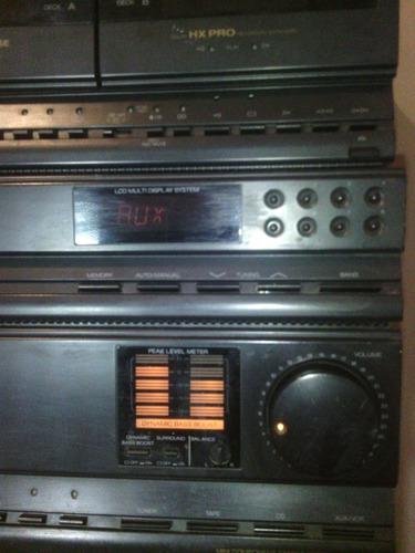 Minicomponente De Sonido Sansui, Aux, Radio,2d Cassete,cd