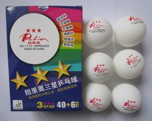 Pelota Tenis De Mesa Palio 3 Estrellas (caja 6 Pzs X 12vrds)