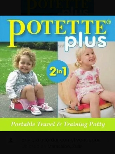 Poceta Portátil Infantil Potette Plus 2 En 1