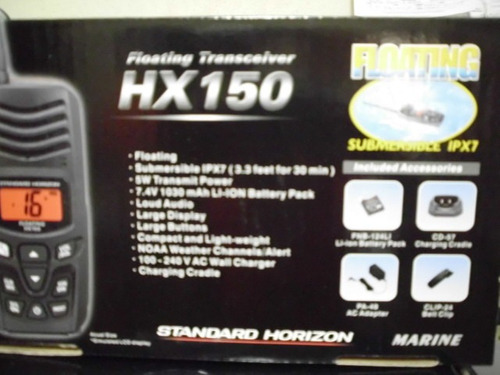 Radio Vhf Marino Portatil Standard Horizon Botes Lanchas 5w