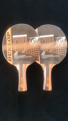 Raqueta De Ping Pong Dunlop Modelo Spinner