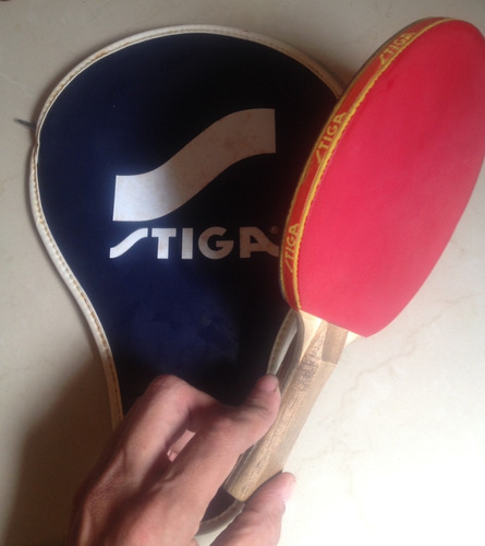 Raqueta De Ping Pong Stiga Eagle Como Nueva (forro) 20verdes