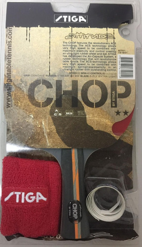 Raqueta Pin Pon Stiga Chop 2** Sy Co36