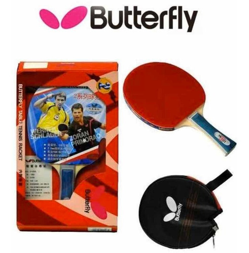 Raqueta Pin Pong Butterfly Con Forro Tbc201. Kt 29
