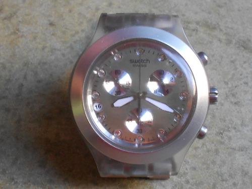 Reloj Swatch Irony Diaphane Full-blooded Silver