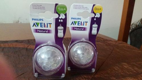 Set De Dos Tetinas Avent, Natural 0m+ 1m+